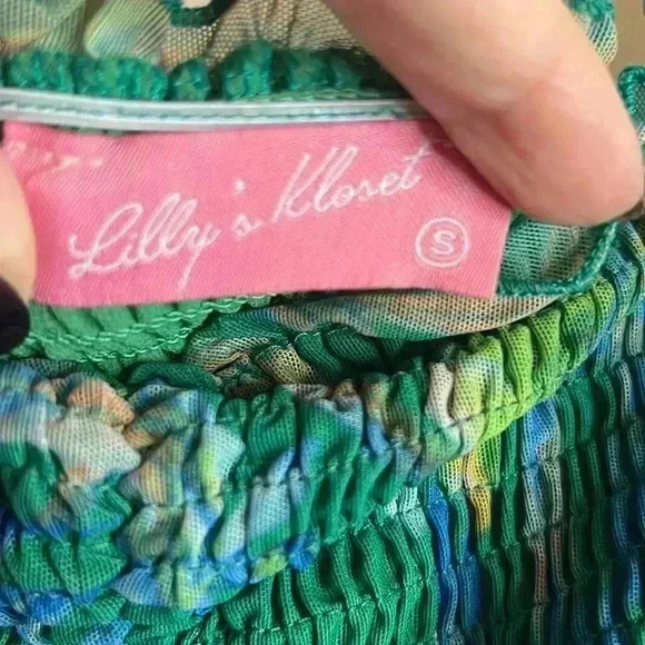 Lilly's Kloset Tropical Mini Smocked Dress - Picture 4 of 9